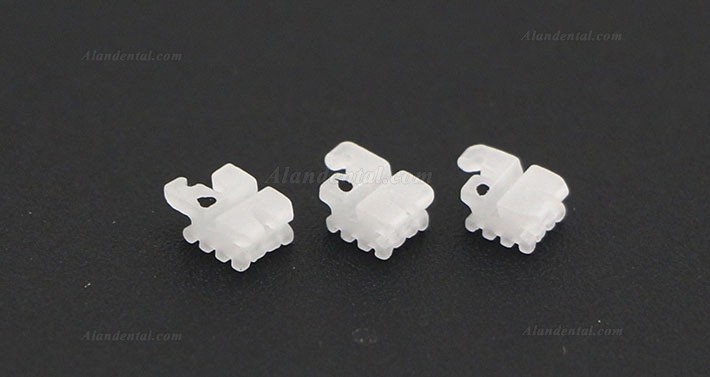 5Pack/20Pcs Dental Orthodontic Ceramic Bracket Braces MBT 022 345 Hooks